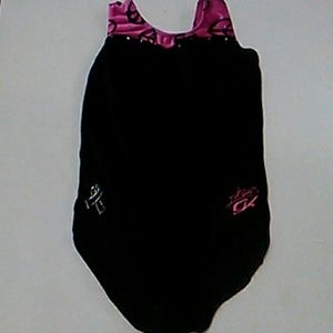 Velvet soft elite girl's gymnastics leotard